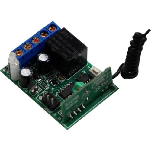 New Arrival DC12V Wireless Remote Control Switch Learning Button Smart Home Receiver With Extended Time Mode 315/433Mhz