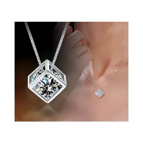 Lose Money Promotion High Quality Shiny Star 925 Sterling Silver Ladies`pendant Necklaces For Women Jewelry Gift