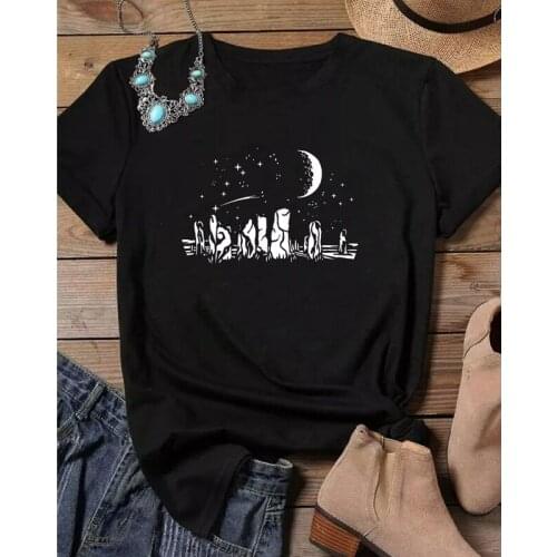 Sometimes You Find Yourself On A Path T-shirt Abstract Women Graphic Tees Tops Funny Summer Short Sleeve Tumblr Hipster Tshirt