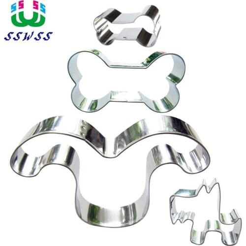 Big Ears And Big Bones Shape Cake Decorating Tools,Dog Star Idol Cookie Biscuit Baking Molds,Direct