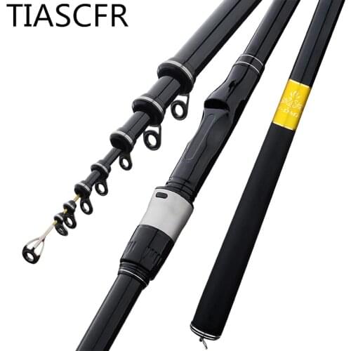 Carbon Fishing Rod 2.4 M-5.4 M Stream Sishing Rod Carbon Telescopic Super Hard Fishing Rod Super Light Carp Fishing Rod