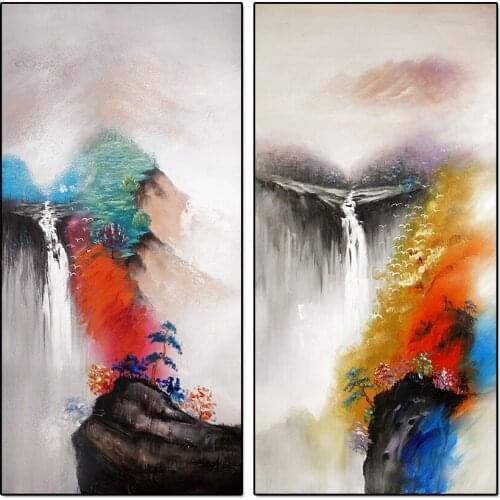 Abstract Beautiful Handmade Landscpae Oil Paintings On Canvas 100% Hand Painted Large Size Modern Wall Art For Home Decor