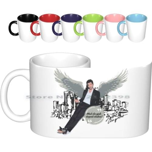 Lucifer With Ceramic Mugs Coffee Cups Milk Tea Mug Lucifer Devil Lucifox Fox Lucifans Lucifer Man City Desire Friend For Men
