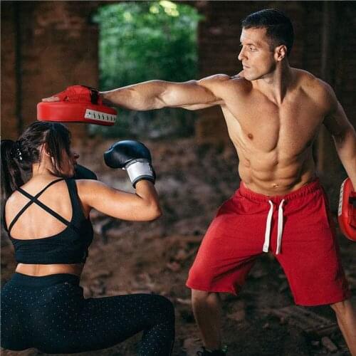 Kick Punch Mitts Boxing Gloves Pad Focus Training Pads Free Fight MMA PU Karate Muay Thai Target Bag Adults Kids Equipment