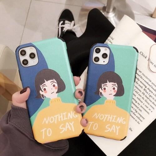 Korean fashion Women girls earrings ring Phone case For iPhone 11 Pro Max case Cute cover For iPhone XS XR X 7 8 Plus 7Plus Case