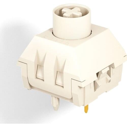 Kailh BOX Cream Mechanical Keyboard Switch liner hangfeeling MX switch 5pin POM material waterproof and dustproof