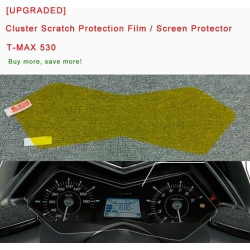 [UPGRADED] For Yamaha T-MAX530 T MAX530 Cluster Scratch Protection Film Screen Protector Blue Light Explosion-proof Brand New