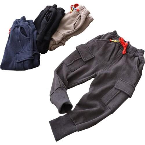 Fashion Children Pants Kids Spring Autumn Clothes Trousers for Baby Boys Pants solid toddlers