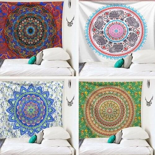 Tapestry Wall Hanging Polyester Mandala Pattern Blanket Tapestry Home Decor