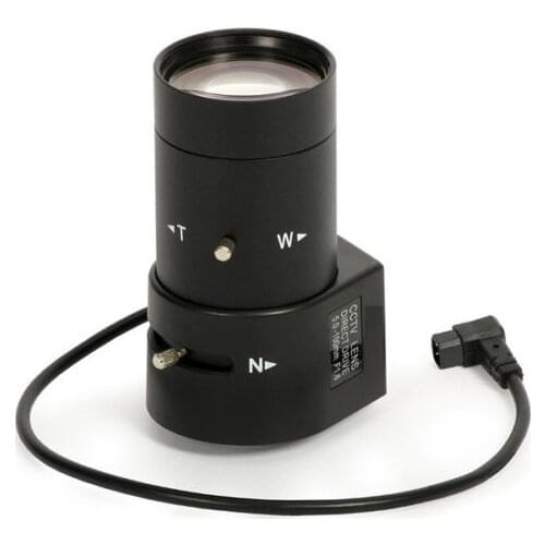 CCTV video camera lens, varifocal, 5-100MM, auto-iris DC
