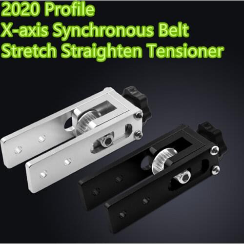 Upgrade 2020 Profile X-axis Synchronous Belt Stretch Straighten Tensioner For Ender-3 Creality CR-10 CR-10S 3D Printer Parts