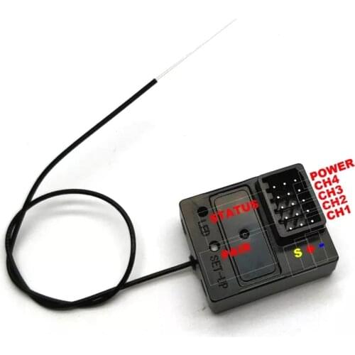 DasMikro Sanwa FH3 FH4 Compatible 4 Channel Surface Receiver For Racing RC Car Parts