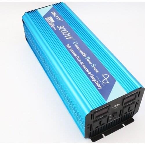 24V 220V solar pure sine wave power invertor 3000watt dc to ac converter UPS