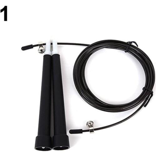 Speed Wire Skipping Adjustable Jump Rope Fitness Sport Exercise Cardio Tool