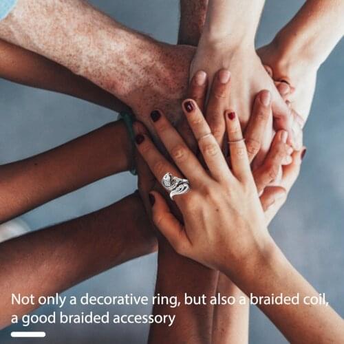 Adjustable Knitting Loop Crochet Loop Knitting Ring for Women Ring Knitting Tool Finger Wear Thimble Sewing Accessories Gift