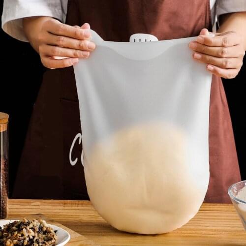 Silicone Kneading Dough Bag Food Grade Thickening Non-stick Hand Flour Bread Pastry Baking Kitchen Tools Accessories