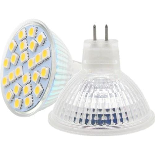 Lampada LED Lamp E27 220V Bulb 24LEDS SMD5050 GU10 Ampoule LED Spotlight GU10 Bombillas LED Bulbs E27 MR16 Spot light Luz 10pcs