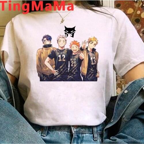 Oya Oya Oya Haikyuu Bokuto Manga Shoyo Volleyball top tees male harajuku kawaii ulzzang casual clothes t-shirt aesthetic