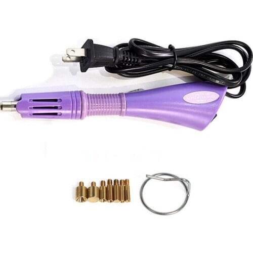 US/EU Plug Fast Heated Hotfix Rhinestone Applicator Iron-on Wand Heat-fix Tool Gun Garment Decoration