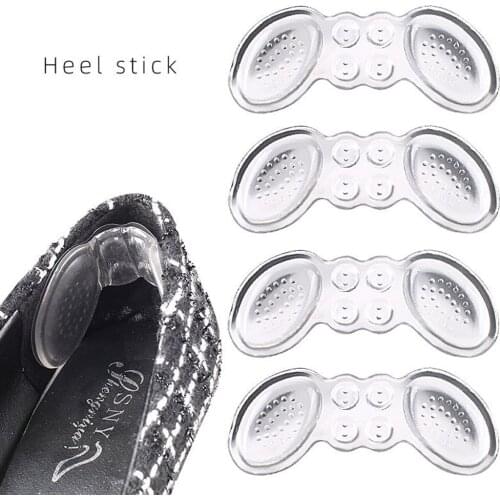 Butterfly-shaped Women Silicone Soft Insert Heel Liner Grips High Heel Comfort Anti-wear Foot Shoe Pads Feet Care Accessories