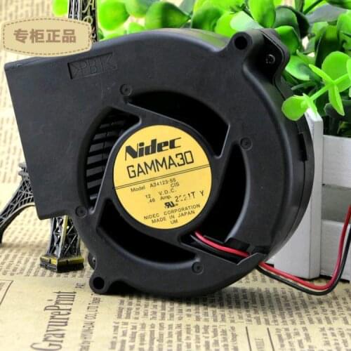 Original Nidec A34123-55 12V 0.46A 9733 9CM Turbo Blasting Cooling Fan