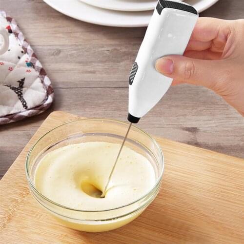 Milk Frother Electric Handheld Egg Whisk 304 Stainless Steel Household Kitchen Coffee Drink Foamer kitchen Tools