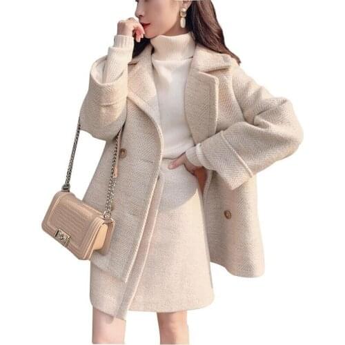 Two Piece Set Women Pockets V-Neck Single Breasted Outfits for Women T-shirt+skirt Fall Clothes for Women Women Lounge Wear