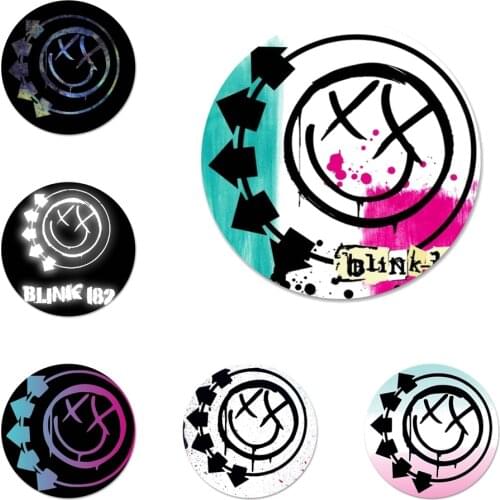 Punk Rock Band Blink 182 Icons Pins Badge Decoration Brooches Metal Badges For Clothes Backpack Decoration