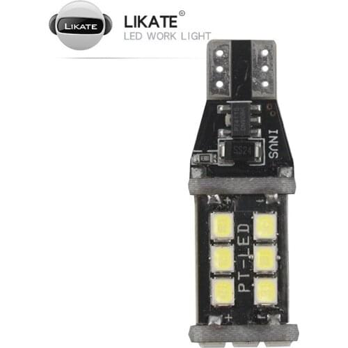 2PCS T10 W5W 168 501 192 3030 WY5W Super Bright LED Car Interior Reading Dome Lamp Auto Wedge Parking Bulb License Plate Lights