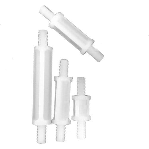 200PCS/LOT M3x5/6/8/10/12/15/18/20/25mm Male Thread Thread Spacing Screw For PCB Board Fixed Nylon Standoff Spacer Pillar