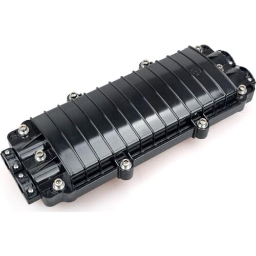 48 Core Optical Fiber Splice Box Horizontal type telecom waterproof FOSC 2 inlet 2 out port joint closure 24 Factory wholesale