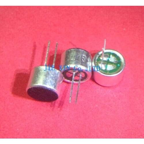 50 pcs With Pins 9*7mm Capacitive Electret Microphone Pick-Up Sensitivity 52D