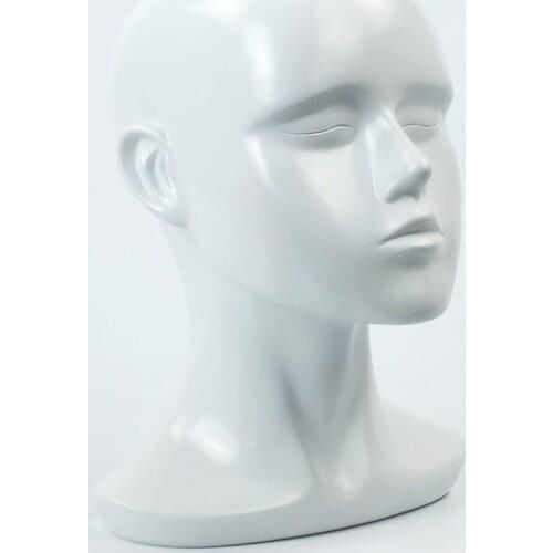 57 CM Fiberglass Female Mannequin,Manikin Dummy Head For Hat Sunglass VR Helmet Headset Display,8 Colors