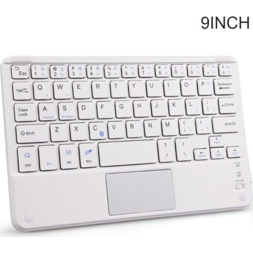 7/9/10 Inches Wireless Bluetooth Lightweight Keyboard with Touchpad Home Keypad M17F