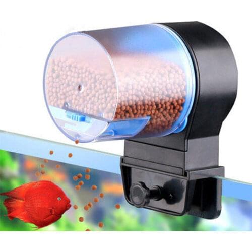 Automatic Aquarium Food Feeder Remote Control Auto Timing Fish Feeder Aquarium Accessories 170ml 8/12/24 hours Timer Feeding