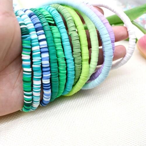 Free Shipping 6mm Polymer Clay Beads for Diy Accessories Round Polymer for beads for jewelry making Design Bracelet loose