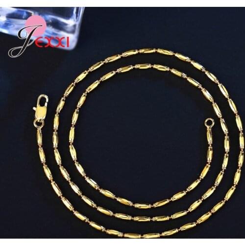 925 Sterling Silver Jewelry Necklaces for Men Women Gift Party Accessories One Piece Wholesale Price Unisex Collare Ornaments