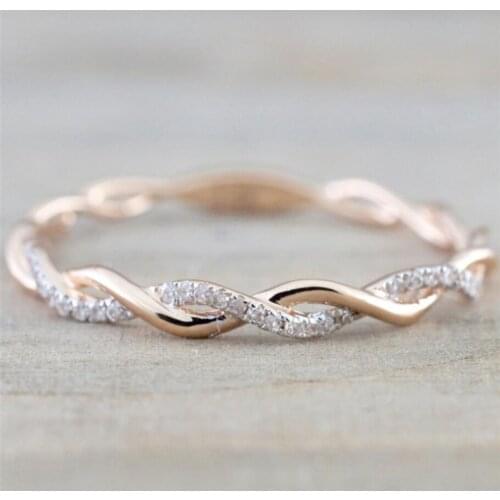 DHZALL Rings With Crystals