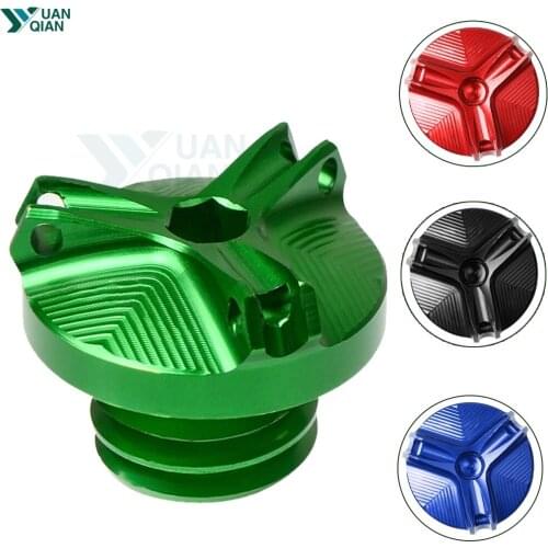 For Kawasaki KLF220 1988 1989 1990 1991 1992 1993-2002 Motorcycle accessories M20*2.5 Engine Oil Filter Cup Plug Cover Screw