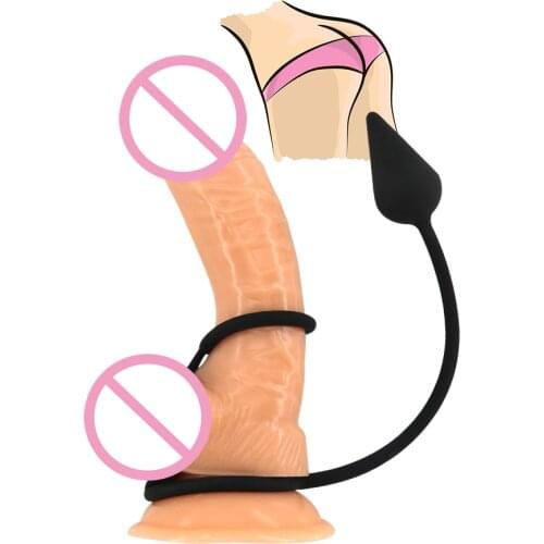 EXVOID Erotic Toys Vagina Anus Dilator Anal Beads Delay Ejaculation Butt Plug Penis Ring G Spot Massager Silicone Anal Plug