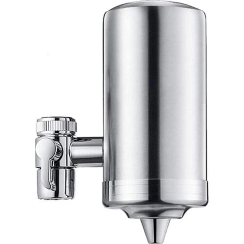 Stainless Faucet Mount Water Filter BPA Free Diatom+Ceramic Filter Technology Water Purifier