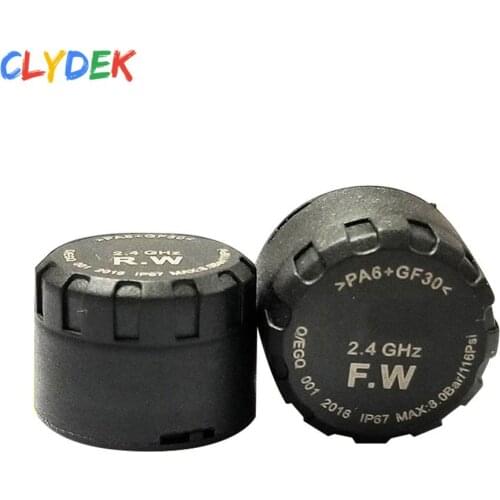 2Pcs Car Tire Pressure Monitor Sensor TPMS For Motorcycle Tyre Pressure Monitoring System LCD Display Waterproof For Motorcycles