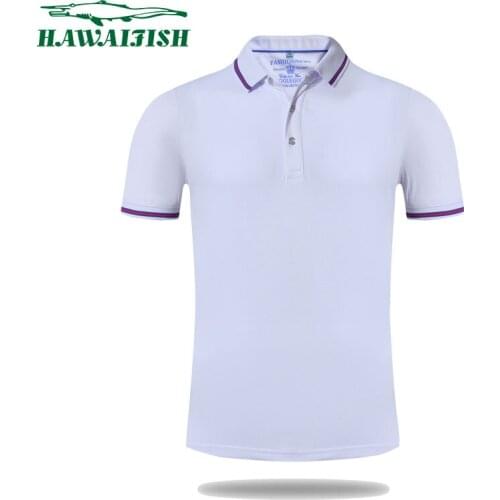 Hawaifish brand Polo shirt men 2021 New mens high-end solid color camisa masculina Summer High Quality Casual Business shirts