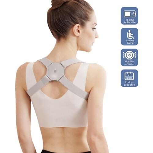 NEW Posture Corrector with Intelligent Sensor Vibration Reminder Adjustable Back Brace Support Smart Posture Corrector Health