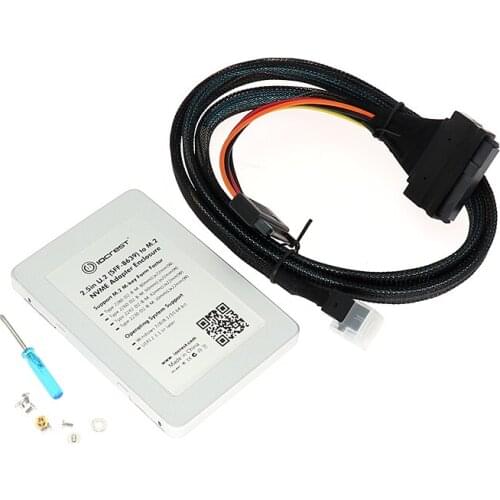 U.2 ( SFF-8639 ) To M.2 NVMe PCI-e PCI express I/F SSD Adapter HDD with enclosure