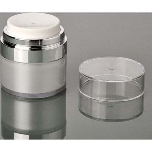Hot 15/30/50g Empty Acrylic Vacuum Sealed Jar Skincare Cream Bottle Cans Container