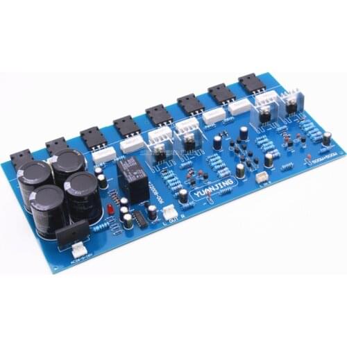 Assemble 2SC5200 2SA1943 Power Amplifier Board 200W+200W Stereo HiFi Audio Amp Board YJ0015