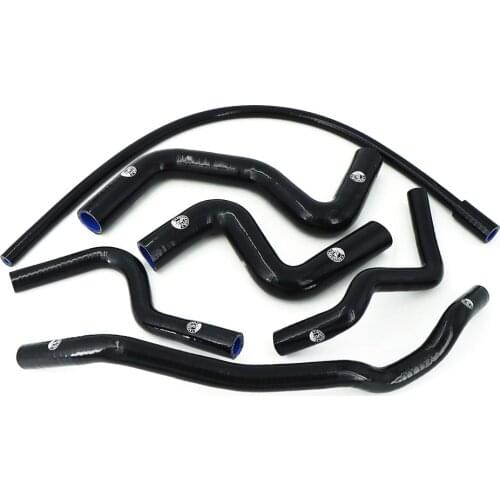 Silicone Radiator Hose Fit For Peugeot 206 1.6L MANUL 16V 1998-2007(8PCS) red/blue/black