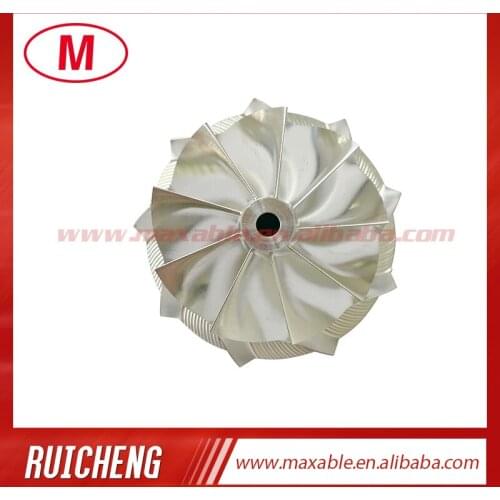 TD03 41.00/50.96 mm 9+0 blades high performance turbocharger billet/milling/aluminum 2618 compressor wheel