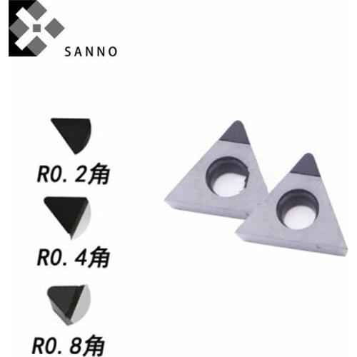 2pcs CBN PCD TCMT090202 TCMT090204 TCMT090208 TCMT110202 TCMT110204 TCMT110208 cnc carbide turning inserts lathe cutting blade